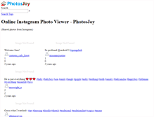Tablet Screenshot of photosjoy.com